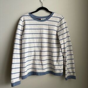 Striped Long Sleeve Orvis fleece with elbow pads